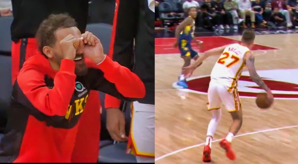 Trae Young shares hilarious reaction on Vit Krejci's one-handed pass