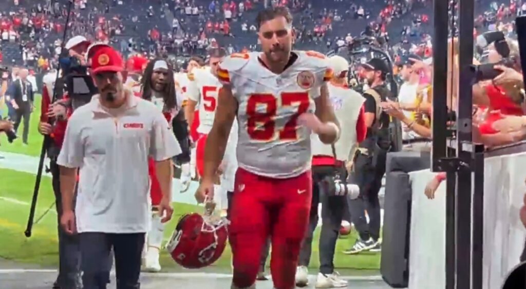 Travis Kelce in uniform