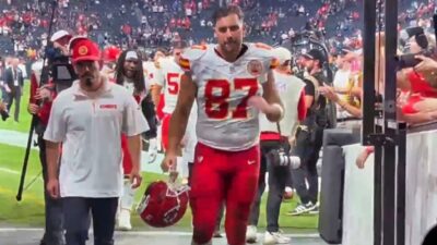 Travis Kelce in uniform