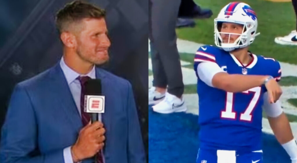 Dan Orlovsky farting on live TV.