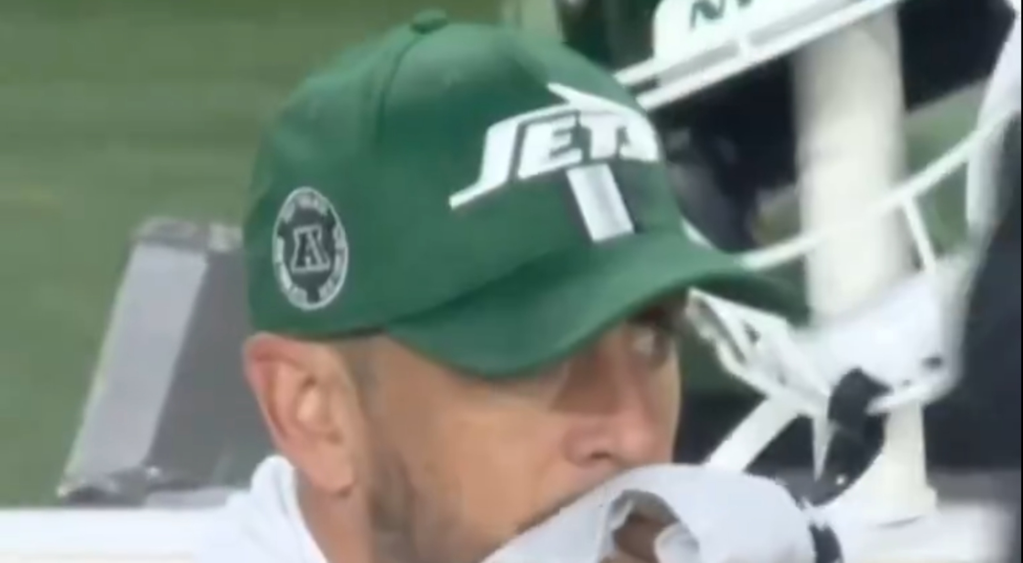 VIDEO: Cameras Caught Jets QB Aaron Rodgers Doing The Grossest Thing On ...