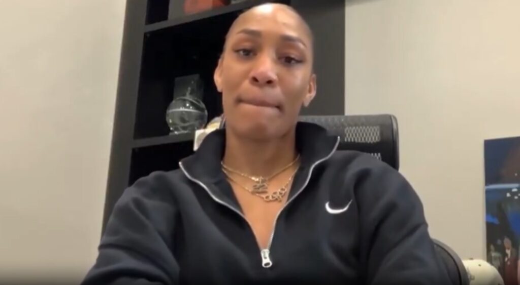 A'Ja Wilson stated that she could defeat Josh Hart in a one-on-one matchup