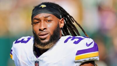 Aaron Jones of the Minnesota Vikings