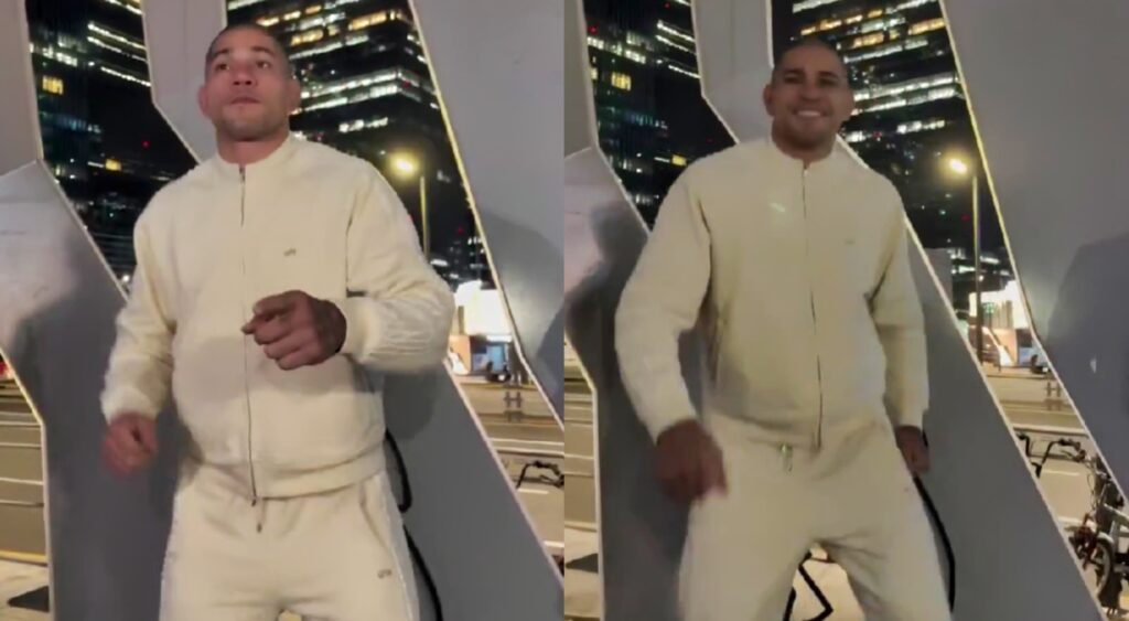 Alex Pereira Has Fans Impressed With His ‘Gangnam Style’ Dance