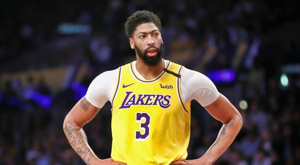 Anthony Davis of the Los Angeles Lakers