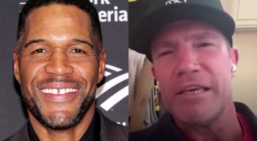 Michael Strahan and Nate Boyer