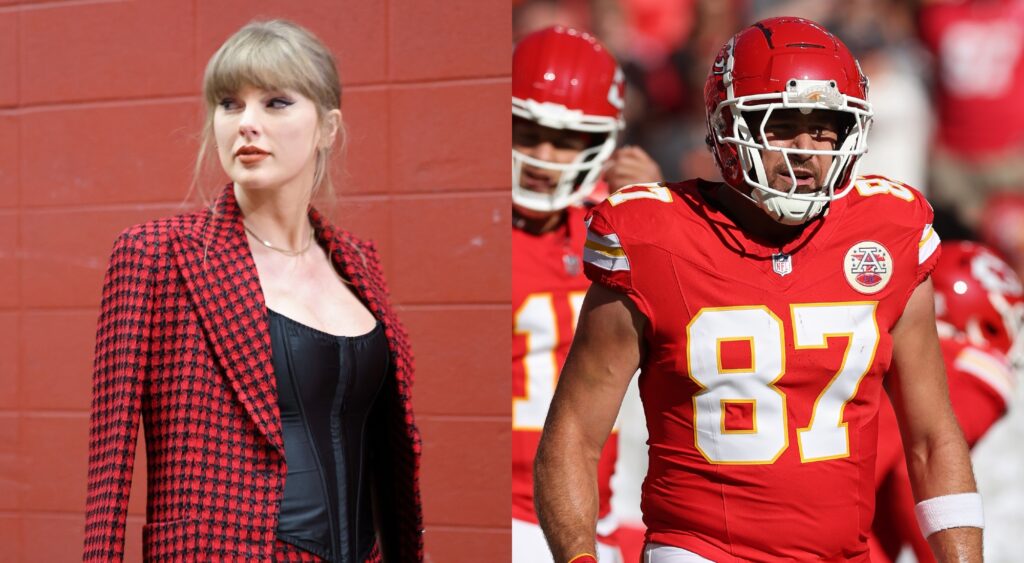 Taylor Swift and Travis Kelce