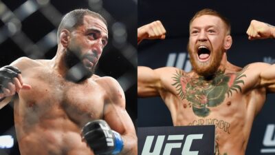 Belal Muhammad and Conor McGregor engages in verbal confrontation