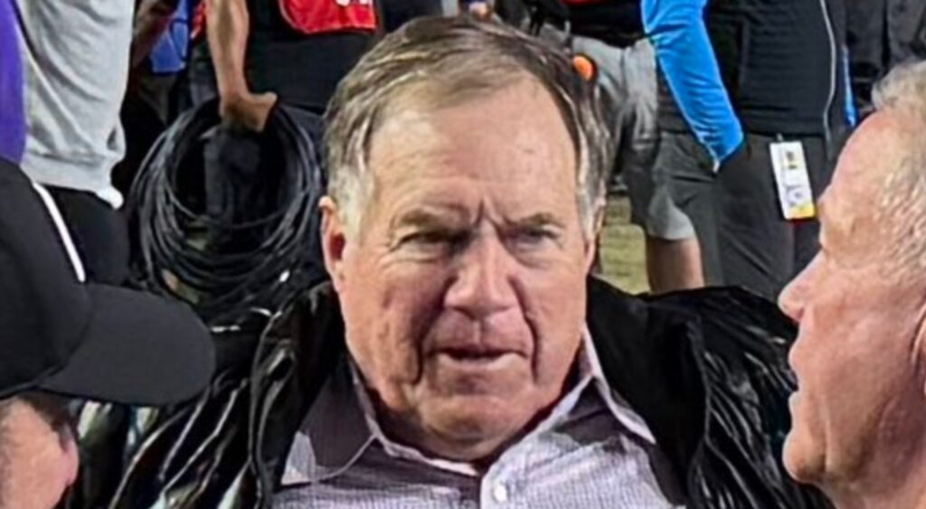 Bill Belichick on field