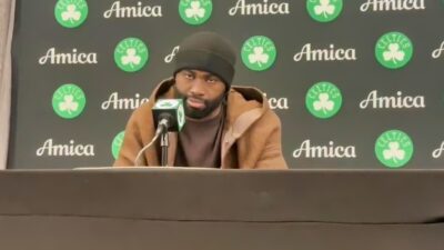 Jaylen Brown slams Timberwolves' broadcast