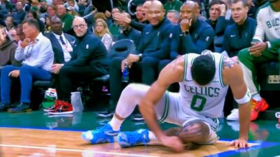 Darvin Ham was smiling when Jayson Tatum met injury