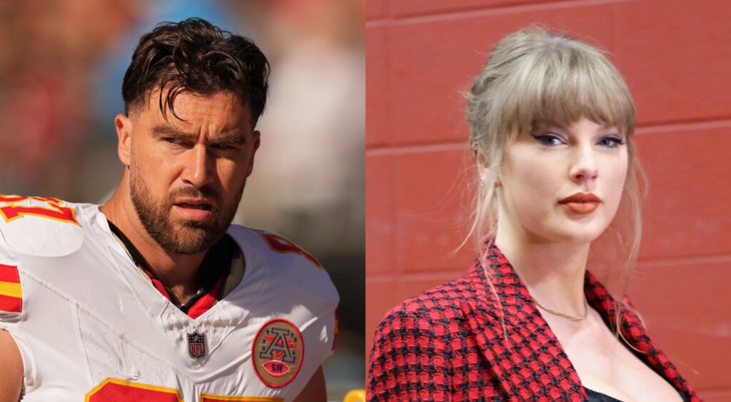 Taylor Swift and Travis Kelce