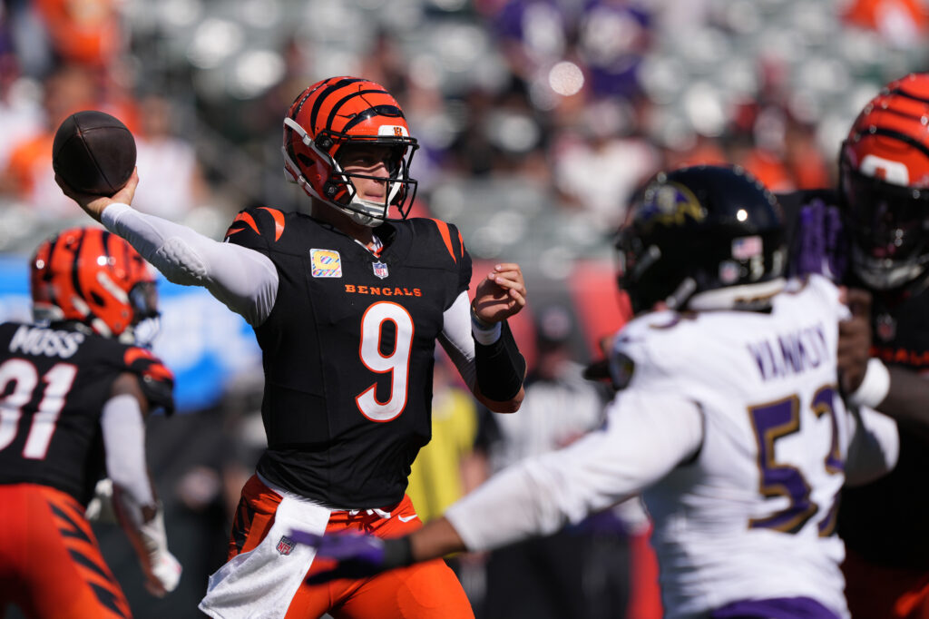 TV and streaming details for Cincinnati Bengals vs. Baltimore Ravens game