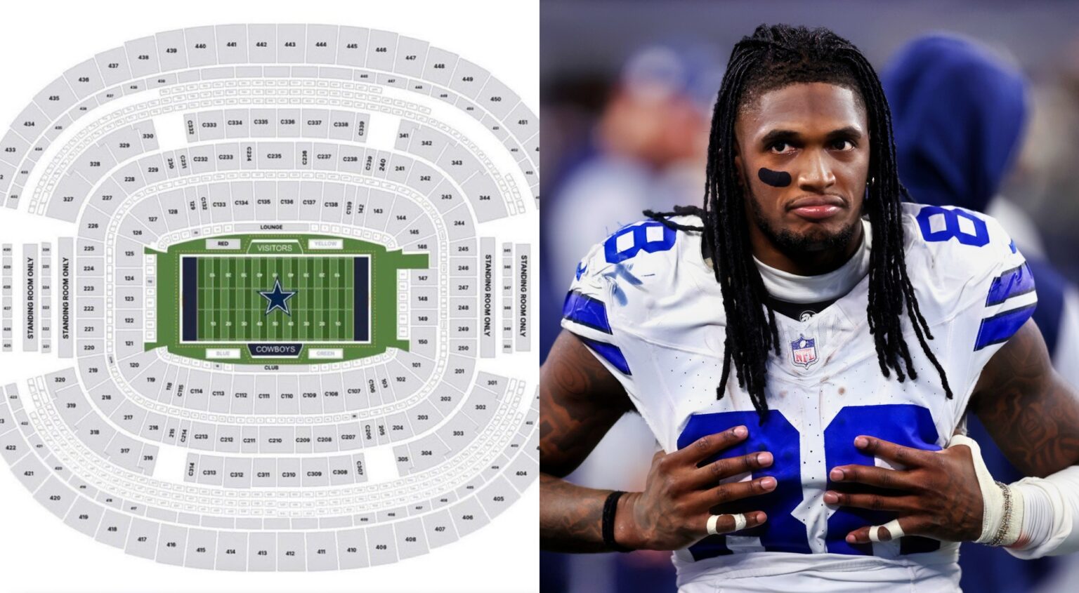 PHOTO Tickets For Dallas CowboysNew York Giants Thanksgiving Day Game Are Selling For Less