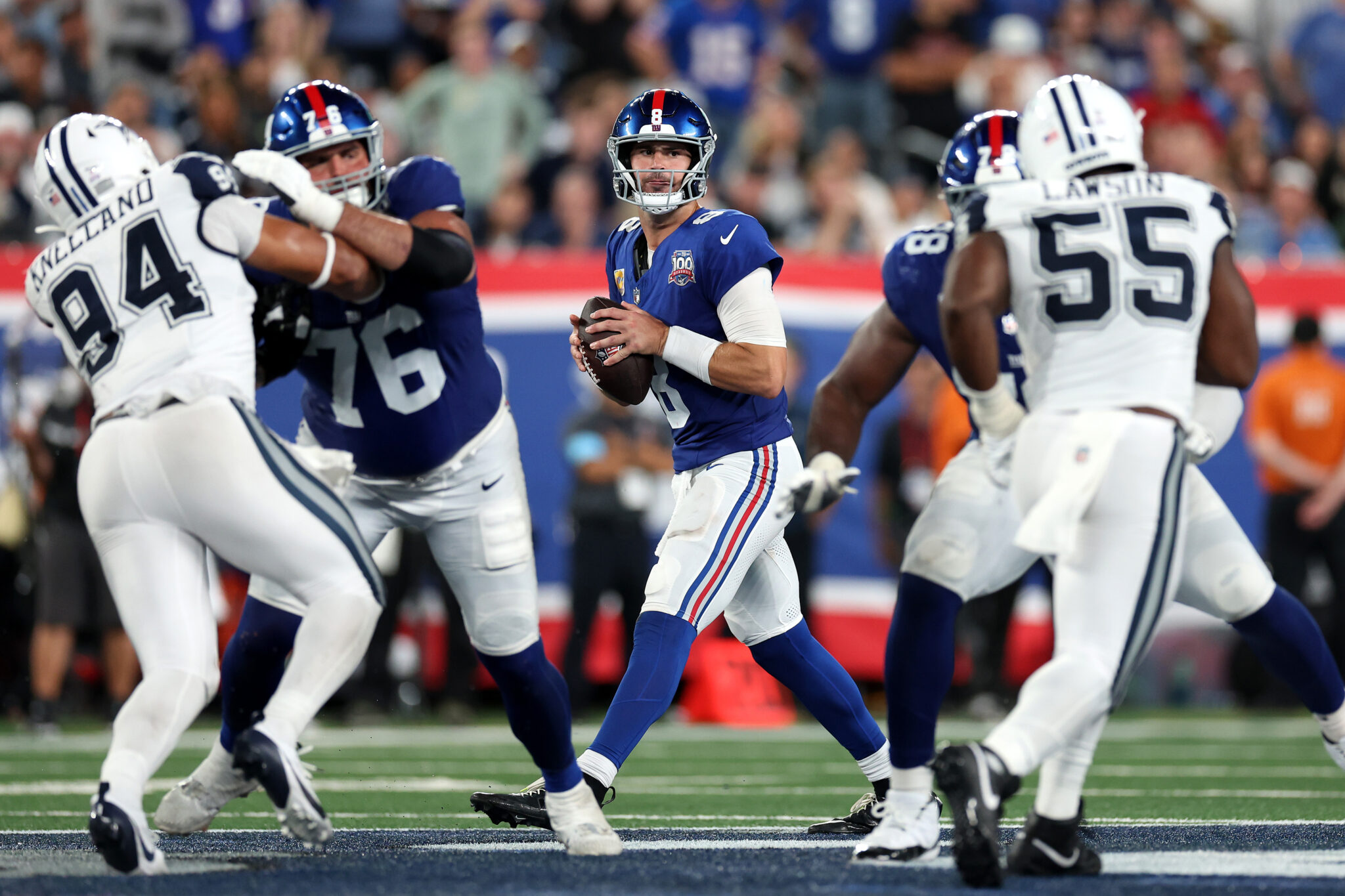 Dallas Cowboys vs. New York Giants Head To Head Stats, Probable