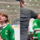 Dallas Stars fans fighting in stands