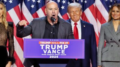 Dana White's Emotional Victory Speech with Donald Trump