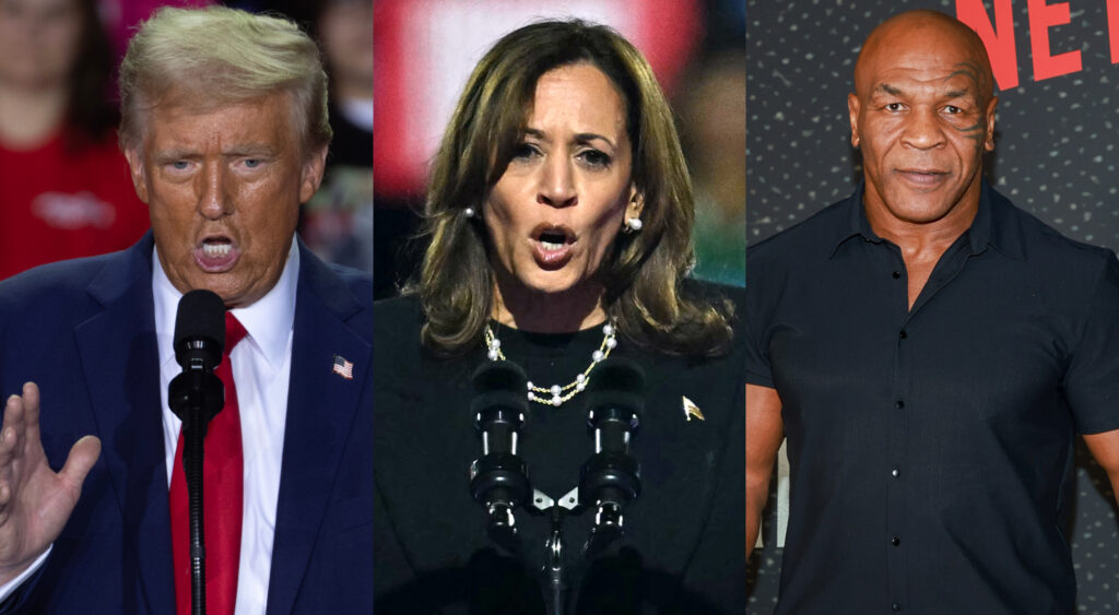 Donald Trump suggests Kamala Harris vs, Mike Tyson