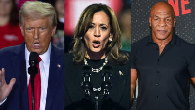 Donald Trump suggests Kamala Harris vs, Mike Tyson