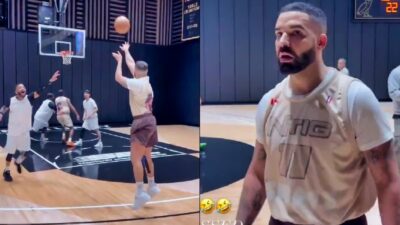 Basketball fans made funny jokes after seeing Canadian rapper Drake play at the OVO court