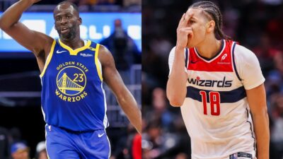 Draymond Green shared a funny exchange he had with Wizards rookie Kyshawn George