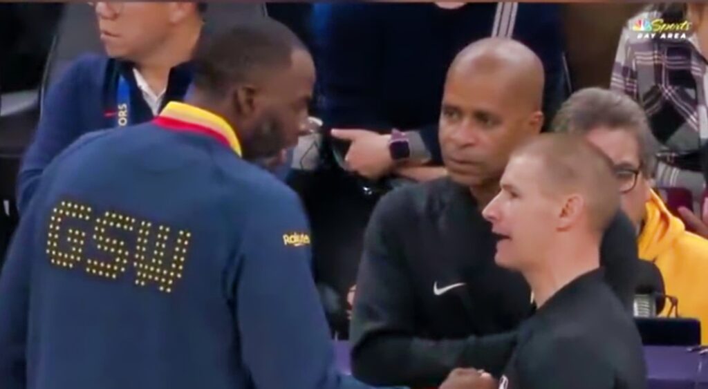 Referee Tyler Ford Slightly Warns Draymond Green Not To Share His Feelings