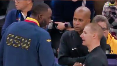 Referee Tyler Ford Slightly Warns Draymond Green Not To Share His Feelings