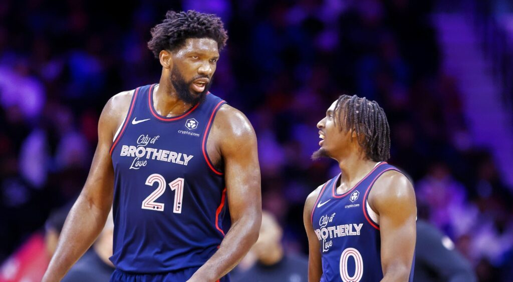 Joel Embiid became frustrated after Tyrese Maxey called him out in board meeting