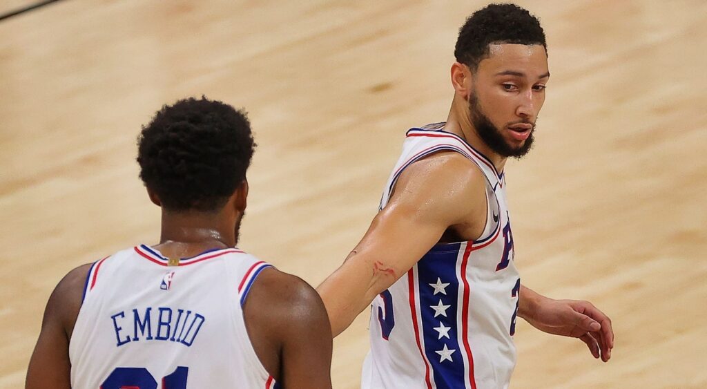 Ben Simmons reached Joel Embiid to mend fences