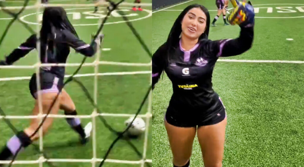 Photos of Female goalkeeper for Santas