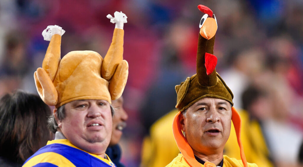 Photo of NFL fans on Thanksgiving for article on Jacksonville Jaguars