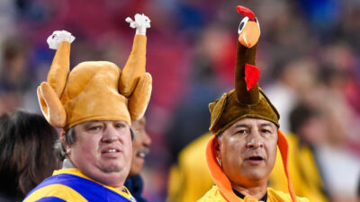 Photo of NFL fans on Thanksgiving for article on Jacksonville Jaguars