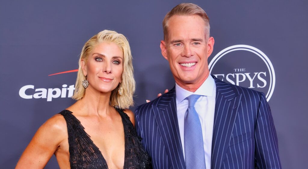 Michelle Beisner-Buck and Joe Buck