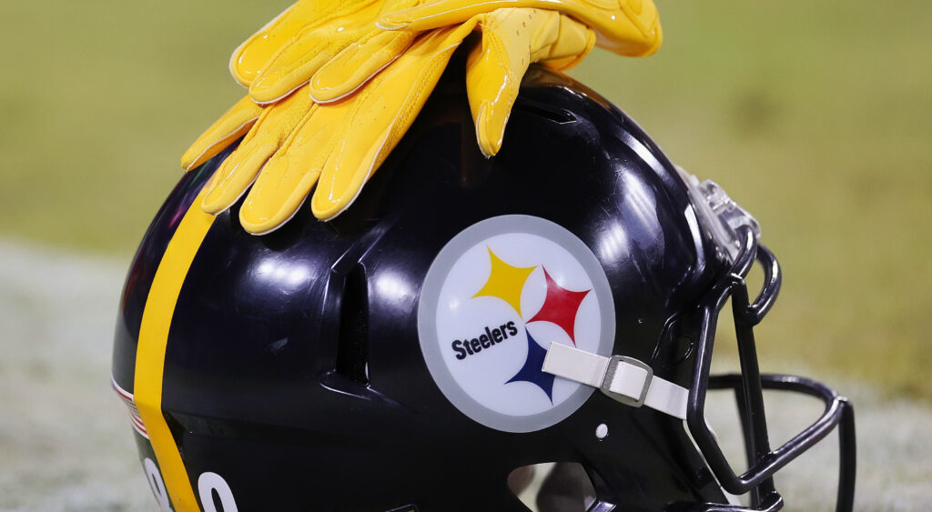 Photo of Pittsburgh Steelers helmet for article on Mike Collier