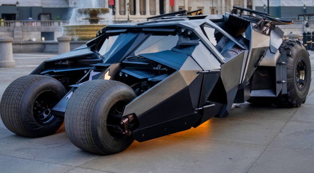 Photo of Batmobile for article on Warner Bros sale