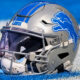 Photo of Lions helmet for article on James Houston