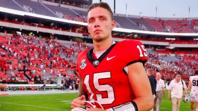 Carson Beck in uniform