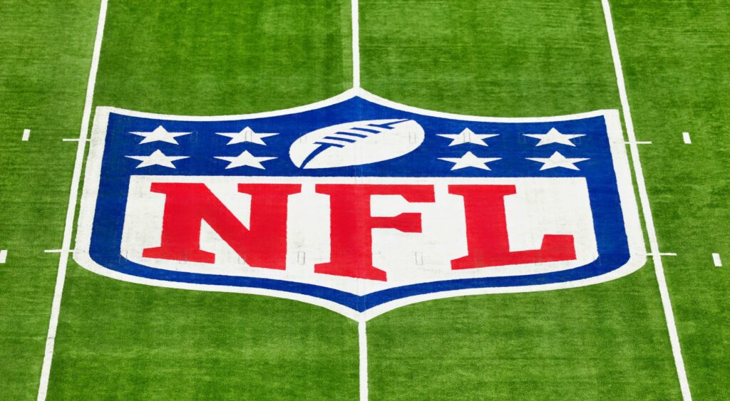 NFL Logo on field