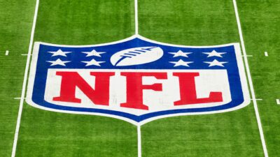 NFL Logo on field