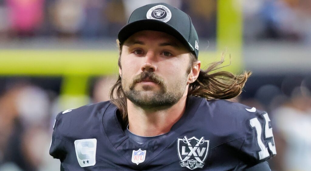 Gardner Minshew in Raiders uniform