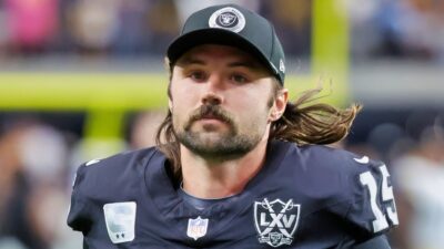 Gardner Minshew in Raiders uniform