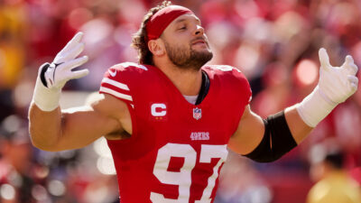 Nick Bosa in 49ers uniform