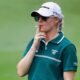 Charley Hull smoking a cigarette