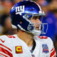 Daniel Jones in Giants gear