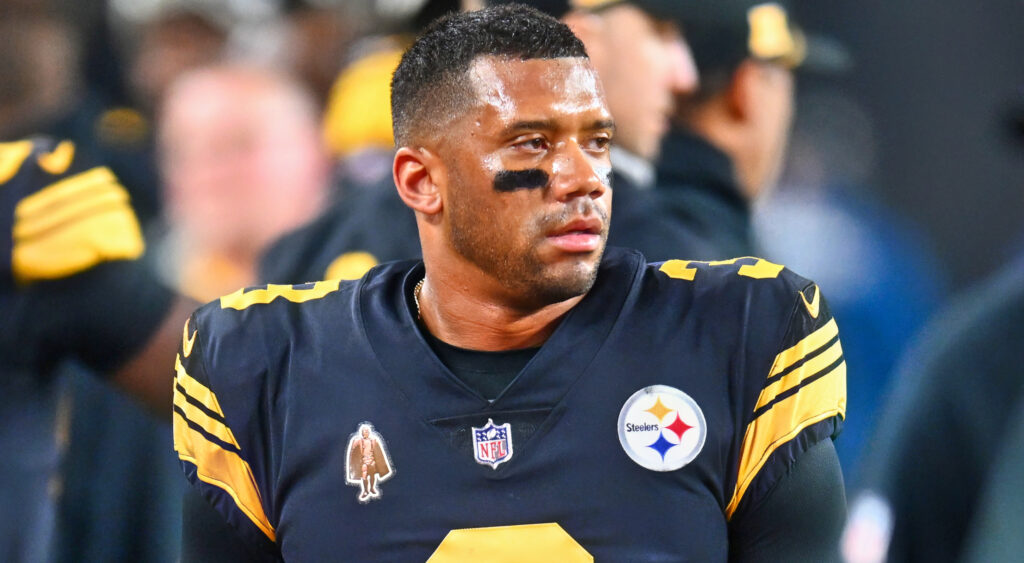 Russell Wilson in Steelers gear