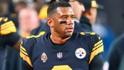 Russell Wilson in Steelers gear