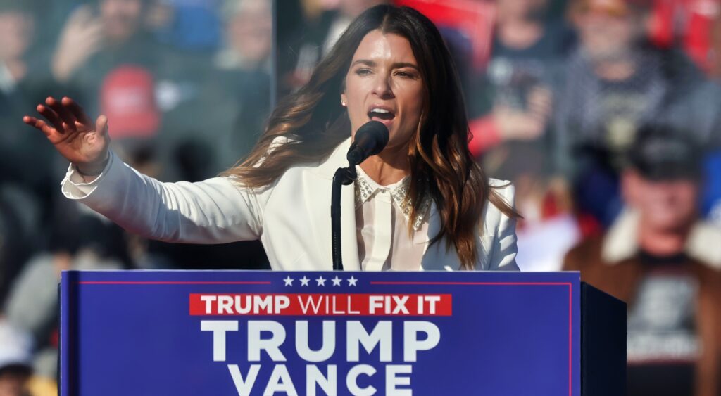 Danica Patrick at Trump rally