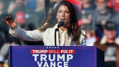 Danica Patrick at Trump rally