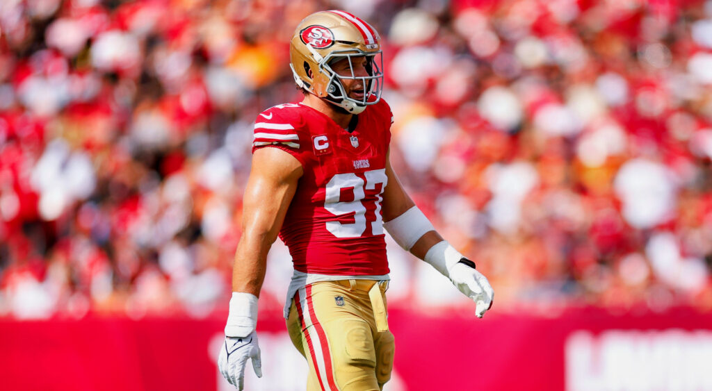 Nick Bosa in 49ers gear