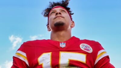 Patrck Mahomes in uniform